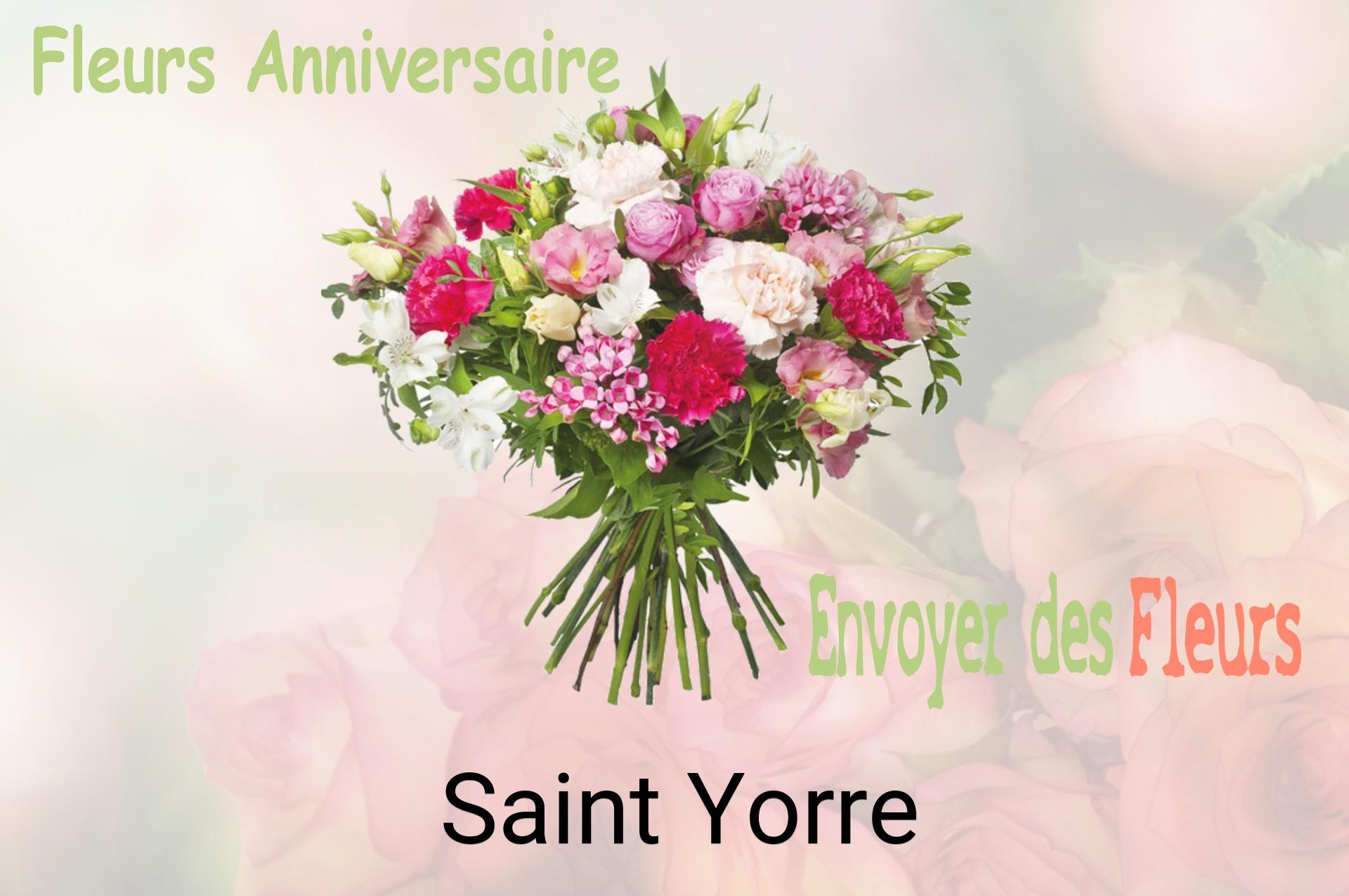 Bouquet de fleurs d’anniversaire livré à Saint-Yorre