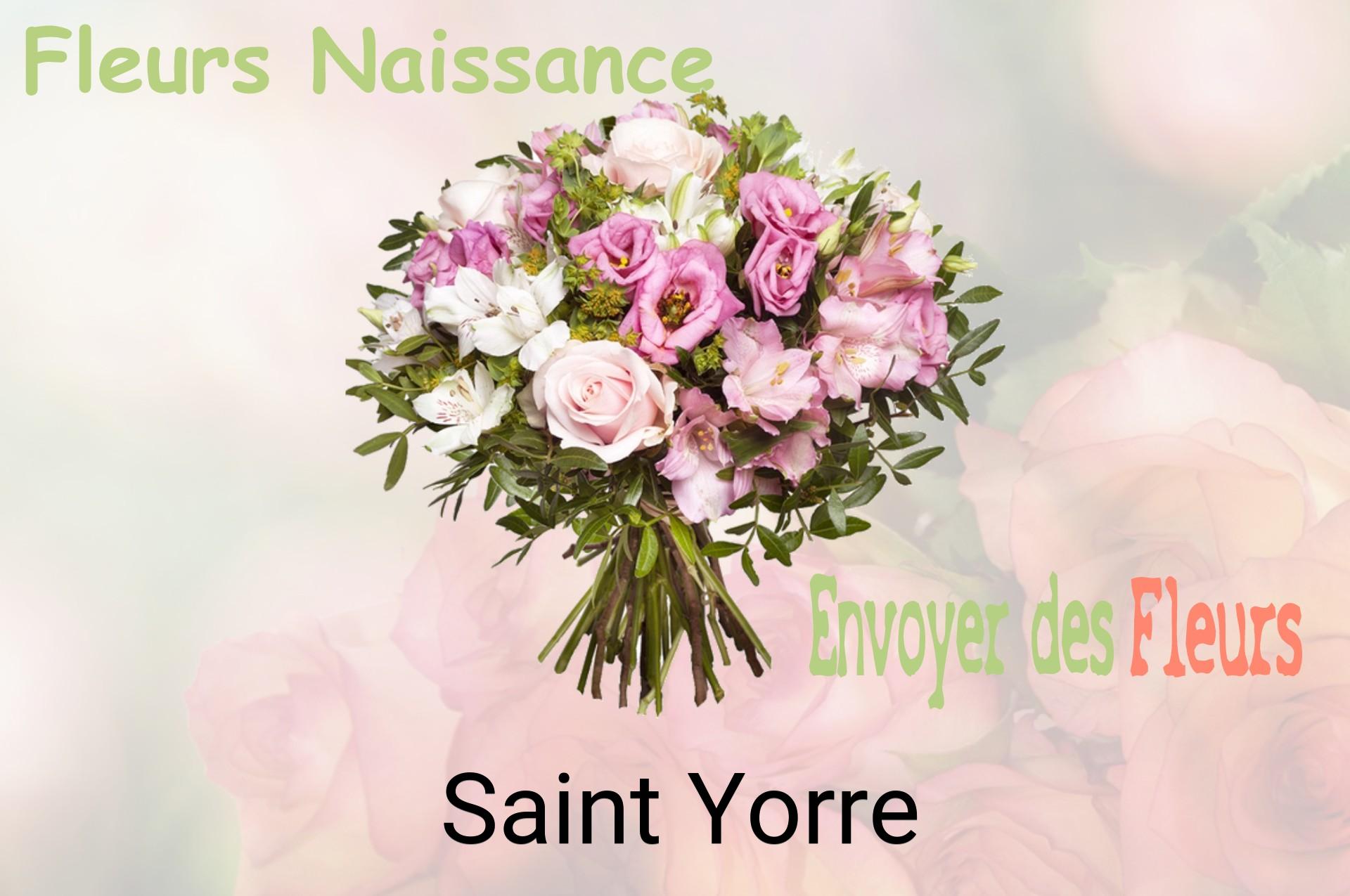 Bouquet de fleurs de naissance livré à Saint-Yorre